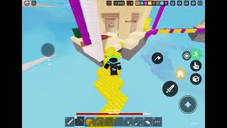 Attempted the no armour challenge for the first time and won. (Roblox Bedwars)