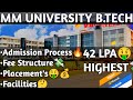 Maharishi Markandeshwar University🥳B.TECH 🤗 NAAC A++' Grade🔥 Review 2024 MM University