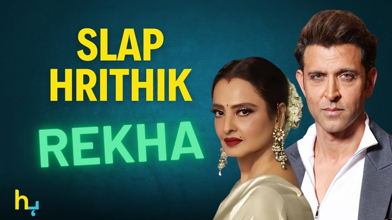 Why Did Rekha Slap Hrithik Roshan Hard? The Shocking Incident Revealed ...