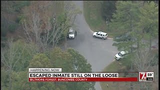 Escaped inmate still on the loose