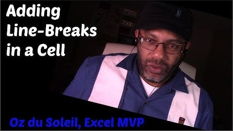 Adding Line-Breaks in an Excel Cell: Using CHAR and SUBSTITUTE