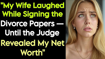 "My Wife Laughed While Signing the Divorce Papers — Until the Judge Revealed My Net Worth"#cheating