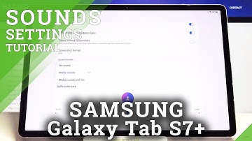 How to Change Sound Settings in Screen Recorder in SAMSUNG Galaxy Tab S7+ - Screen Recorder