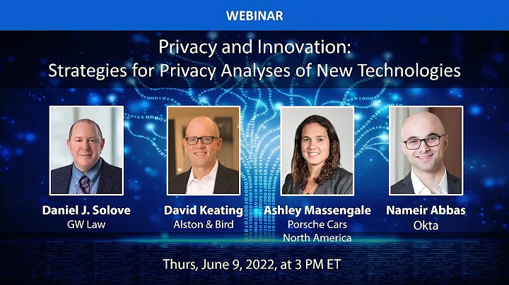 Webinar - Privacy and Innovation: Strategies for P...