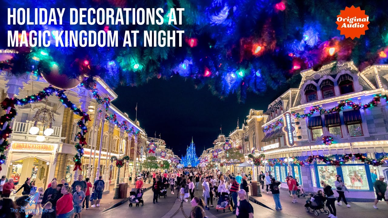 Праздничные украшения в Magic Kingdom на Неделе благодарения | Атмосфера | Видеоблог