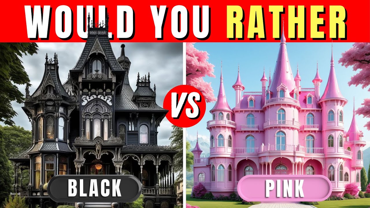 Would You Rather...? | Pink Vs Black Edition