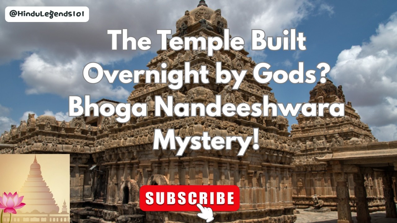 The Temple Built Overnight by Gods - Bhoga Nandeeshwara Temple