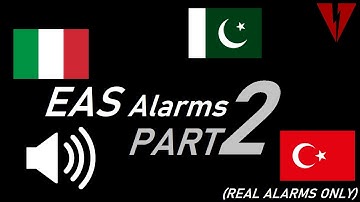 EAS Alarms of Around the World Part 2 (REAL Alarms)