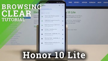 How to Reset Browser in Honor 10 Lite - Wipe Browsing Data