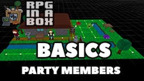 RPG In A Box Basics: Party Members