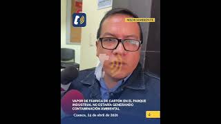 Vapor de fábrica de cartón en el parque industrial no estaría generando contaminación ambiental