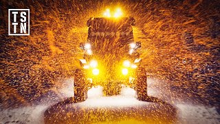 Driving Into a BLIZZARD Off-Road After Dark @TheStoryTillNow