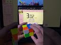 World record 2x2 solve with an incredible scramble!! #fyp #cubing #2x2 #rubikscube