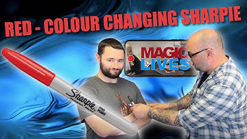 Red - Colour Changing Sharpie by Edouard Boulanger | Bonus Card Signing Magic