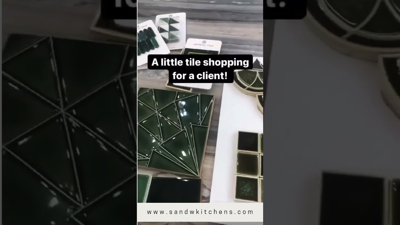 Tile Shopping for an Upcoming  Kitchen Remodel!