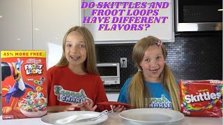 Do SKITTLES and FROOT LOOPS have DIFFERENT flavors?