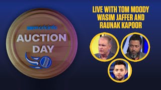 Auction day LIVE - With Tom Moody and Wasim Jaffer