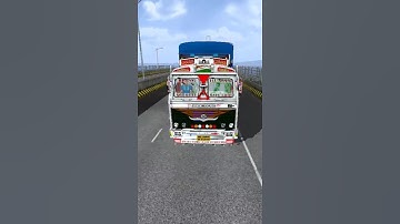 Ashok Leyland truck mod in bussid || Bus simulator Indonesia || #shorts #bussid