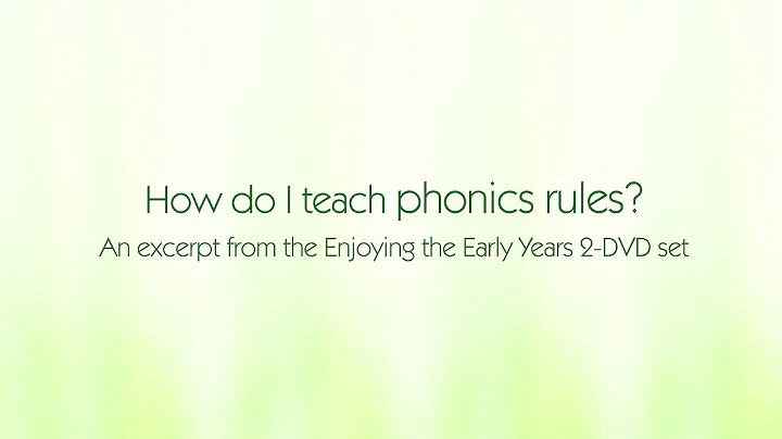 How do I teach phonics rules?