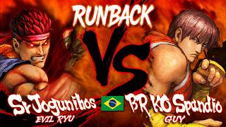 [USF4] FT5 Brazil Set | SrJohuinhos (E-RYU) vs BR KO Spandio (GUY) RUNBACK
