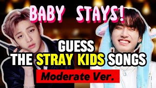 ♡ Baby Stays!ㅣCan You Guess the Stray Kids Song? (Moderate Ver.) ♡