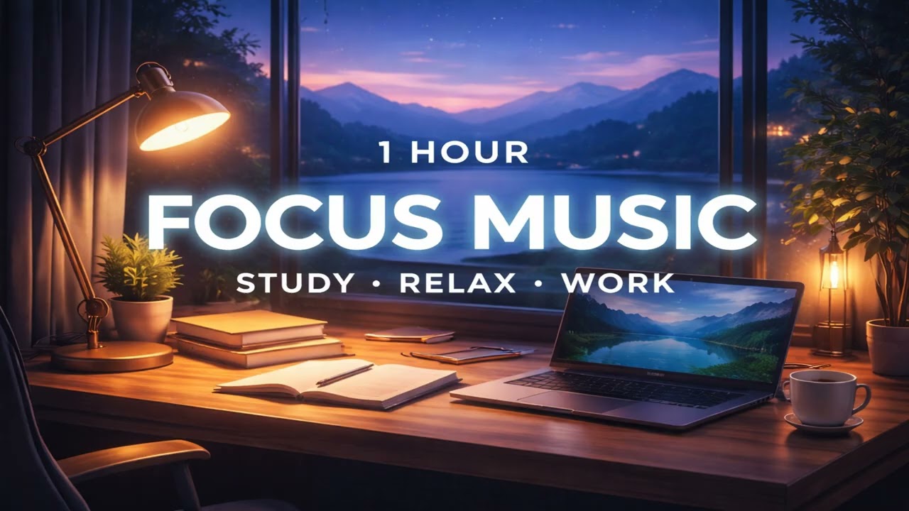 Focus Music for Work & Study – 1 Hour Soft Piano