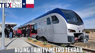 Riding Trinity Metro TexRail from Grapevine to Fort Worth Central