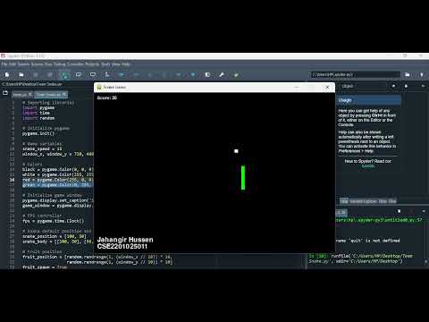 Snake Game with GitHub Source Code