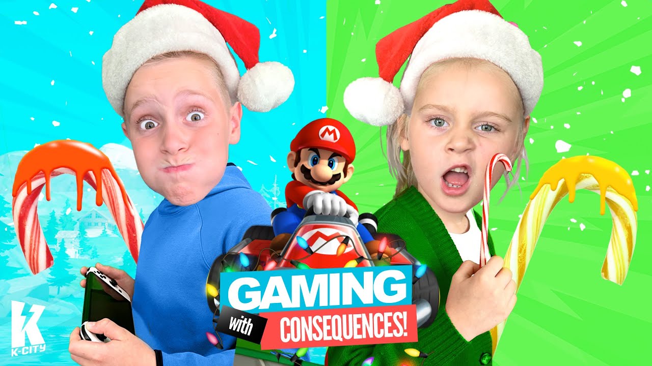 ⁣Gaming with Consequences: Candy Canes Gone Wrong!