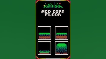 The Ultimate Pixel Art Tutorial İdea : From Beginner to PRO | How to Pixel Art Grass in 10 Second!