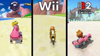 Gcn Peach Beach - Mario Kart Double Dash Gcn Vs Mario Kart Wii Vs Mario Kart World Switch 2