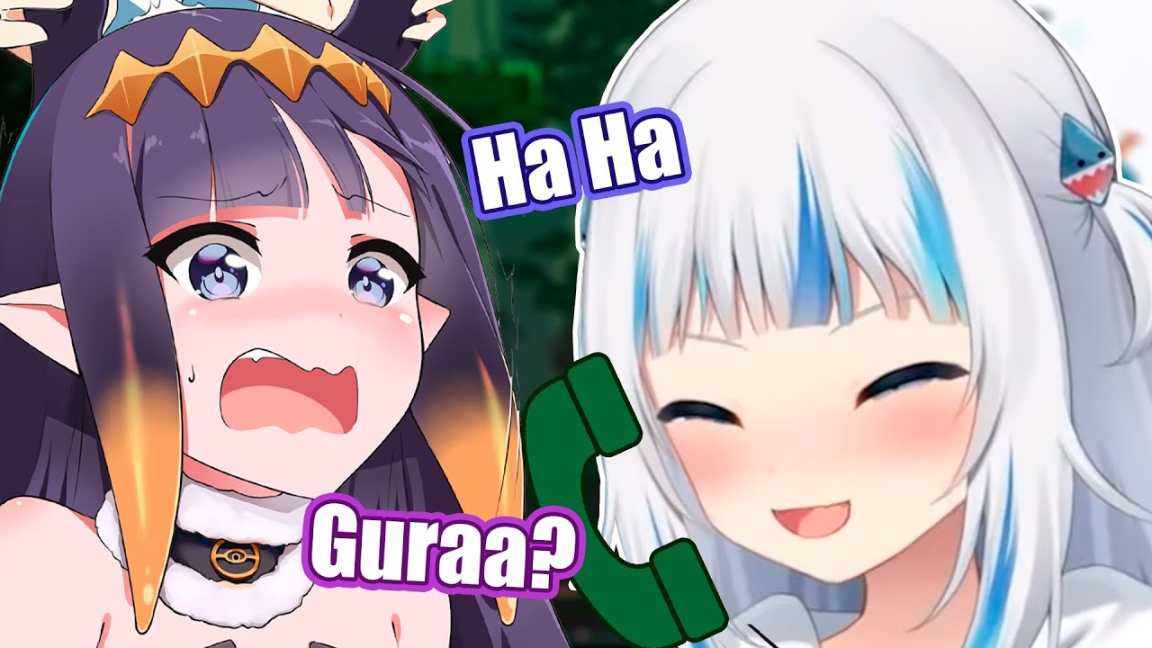 Gura tenta passar um trote na Ina durante a live, Porém...  [ Hololive Sub Português ]