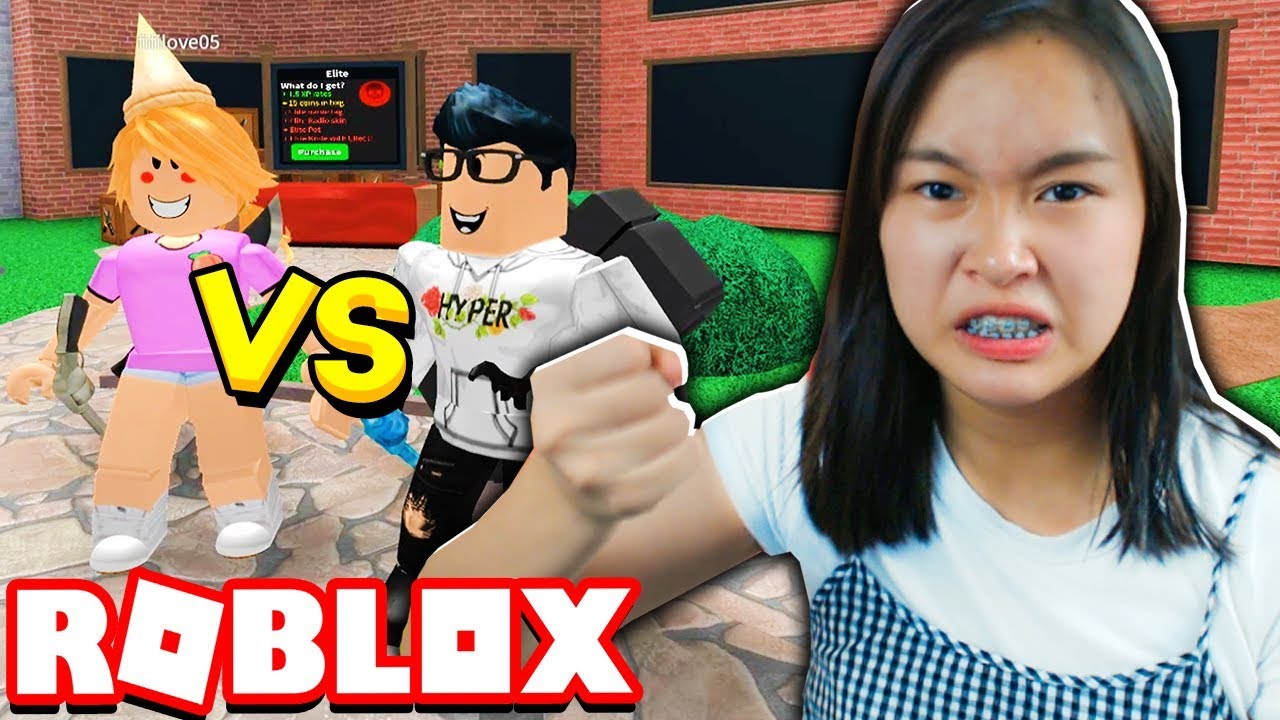 My Brother Challenged Me To A Mm2 Battle Roblox Youtube