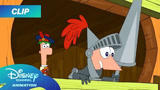 Phineas and Ferb Start a Tree House Fight with Candace! ?? | Throwback | Disney Channel