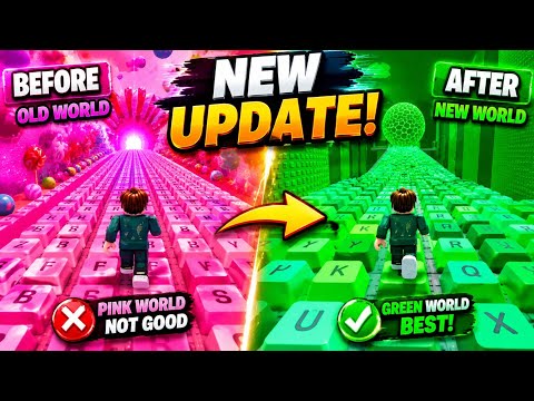 +1 Speed Slime Keyboard Escape | world 3 Full game play | Escape Keyboard | #roblox 