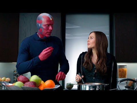 Wanda and Visión - Is That Paprikash? Kitchen Scene - Captain América: Civil War