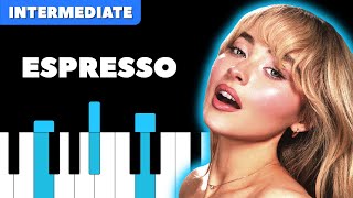 Espresso - Sabrina Carpenter | PIANO Tutorial | Learn to Play Piano
