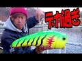 【バス釣り】デカすぎるバス釣りルアーをぶん投げた！