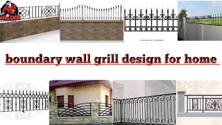 boundary wall grill design for house #boundaries​#grill​#metalgrill​#trending​#irongrill​