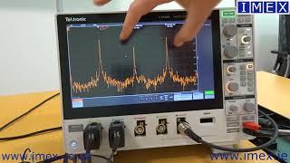 Tektronix MDO3 Series - Pinch & Zoom on SA