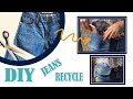 DIY -  Old Jeans | Transforme seu jeans velho em bolsa -  Patchwork descomplicado com Bia Abdalla