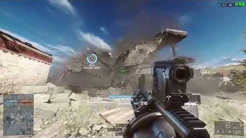 Battlefield 4 Building Destruction GTX 1060+200FPS test clip