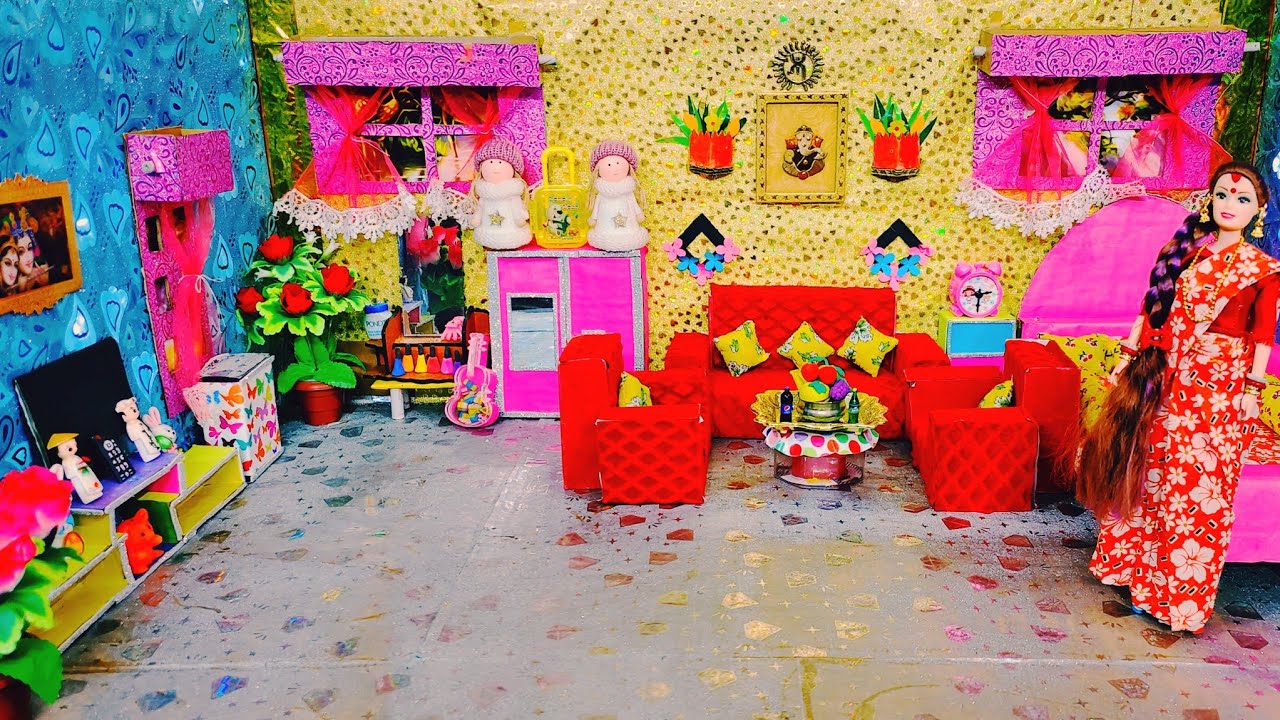 গৌরীর মিনিয়েচার বেডরুম। নিজের হাতে বানানো ছোট্ট ঘরের গল্প। Miniature Room Tour.