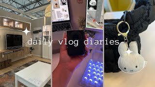 daily vlog diaries / new camera , cafe , ikea , sonny angel , new keyboard , shopping etc. screenshot 5