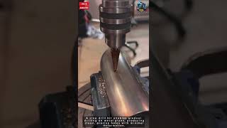 Precision Step Drill Bit for Accurate Metal Pipe Drilling#tool