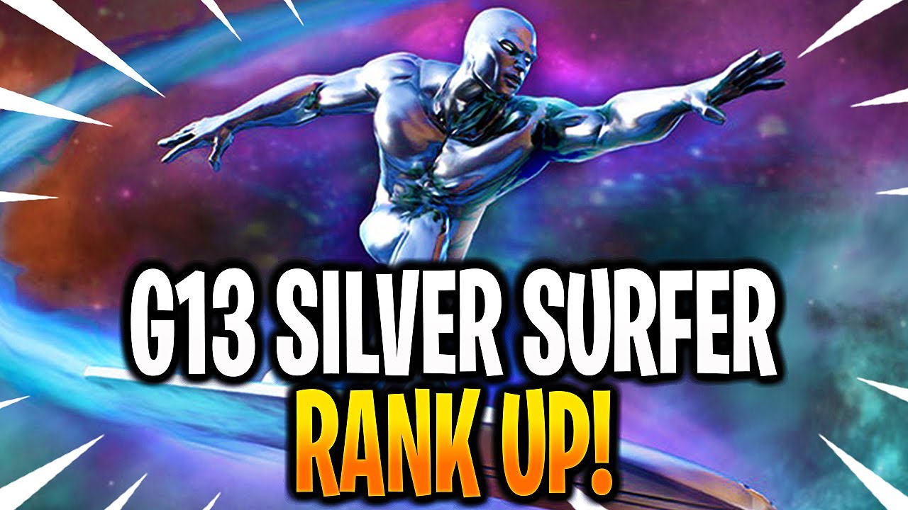 *NEW* G13 SILVER SURFER RANK UP & GAMEPLAY! MARVEL Strike Force MSF YouTube