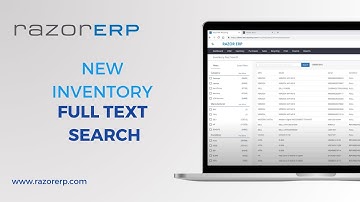 New Inventory Full Text Search
