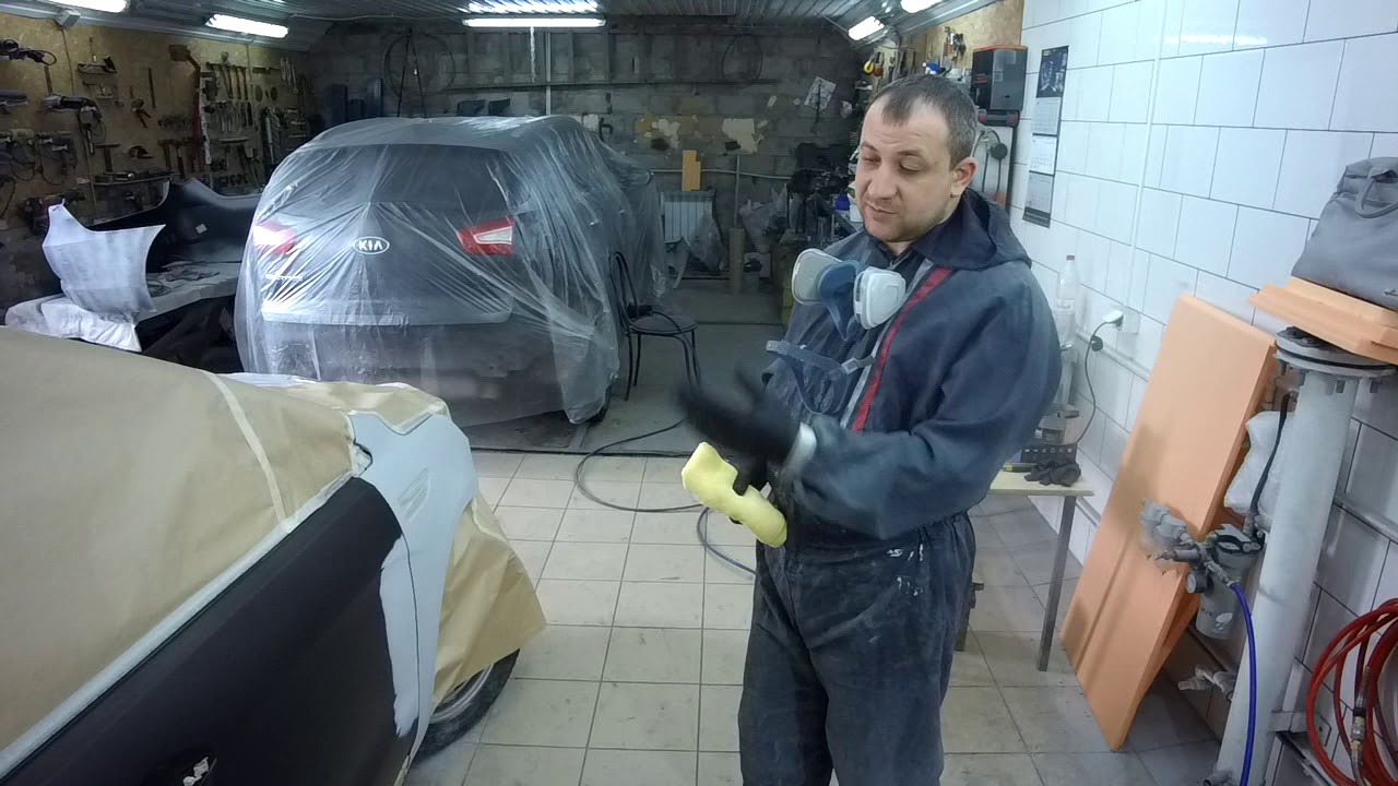 Киа рио покраска