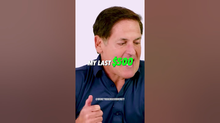Phone + $500 = Make as Money as you want - Mark Cuban #markcuban