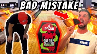 We Attempted The ONE CHIP CHALLENGE While Bowling!